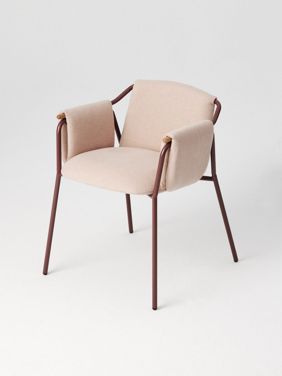 Blanka Chair upholstery metal design Studio Pastina